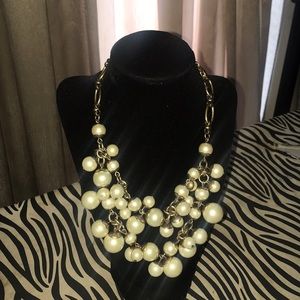Beautiful faux pearl necklace